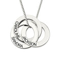 Personalized S925 Silver Russian Circle Necklace