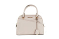 Michael Kors Jet Set Travel Medium Powder Blush Leather Dome X Cross Satchel Bag